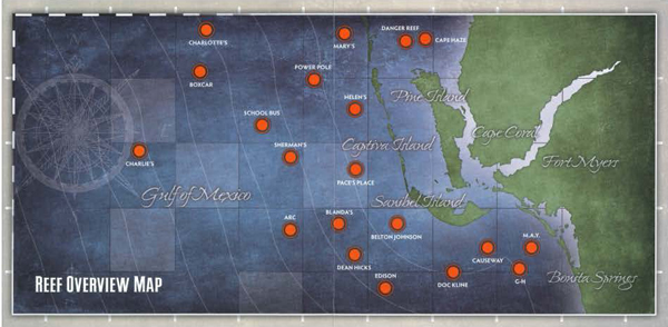 Lee County Florida Reef Locations